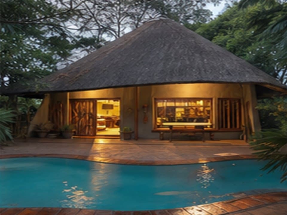 Riverside holiday lodge near Victoria Falls